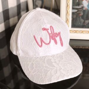 Wifey Bridal Lace Hat